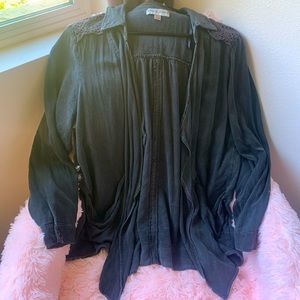 Knox Rose Gray Drape XXL Jacket